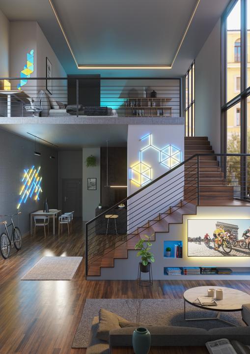 Actual product image Nanoleaf Lines (RGBW, 252 cm, Indoor)