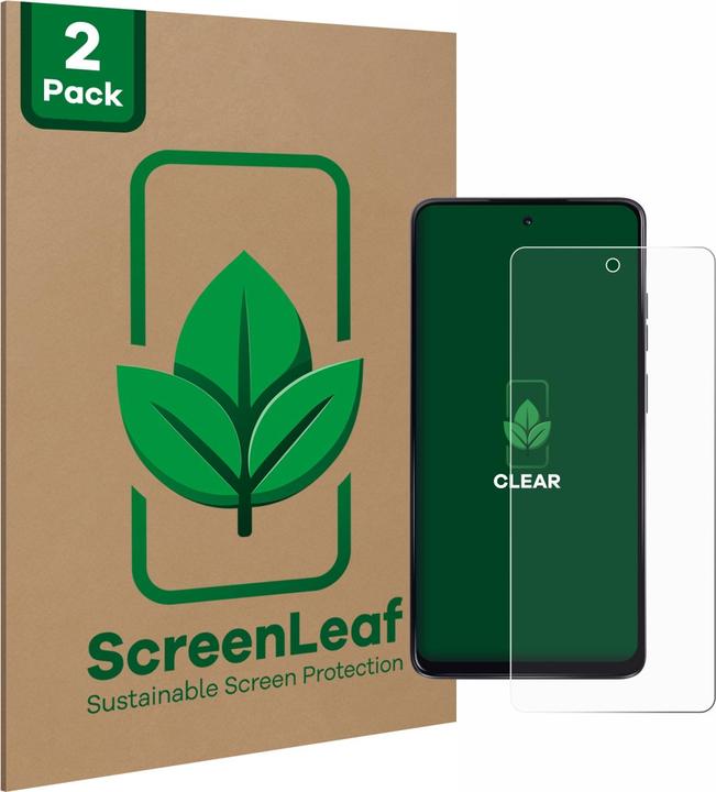 Immagine prodotto ScreenLeaf Pellicola protettiva sostenibile Pellicola protettiva dello schermo chiara trasparente (2 Pezzo/i, Motorola Moto G24)