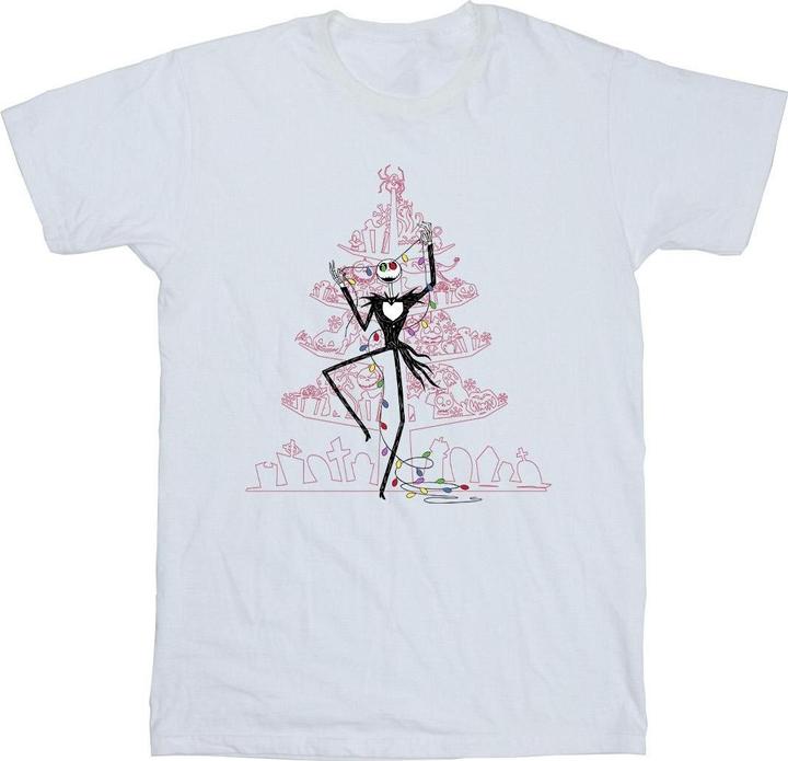 Produktbild Disney The Nightmare Before Christmas Tree Pink TShirt (L)
