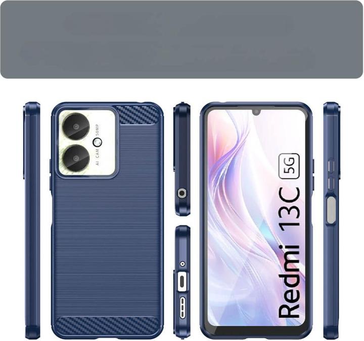 Immagine prodotto Cover-Discount Xiaomi Poco C65 / Redmi 13C - Custodia in metallo blu (Xiaomi Redmi Note 13 4G, Xiaomi Poco C65, Xiaomi Redmi 13C 5G)