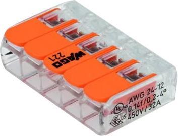 Produktbild Wago Verbindungsklemme COMPACT 5-fach