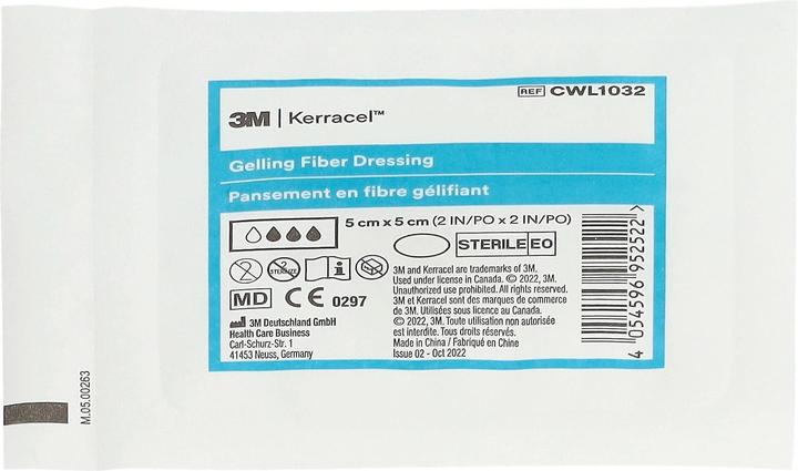 Produktbild 3M gel-bildende Wundauflage aus Fasermaterial 5x5cm (n) (498.67 ml)