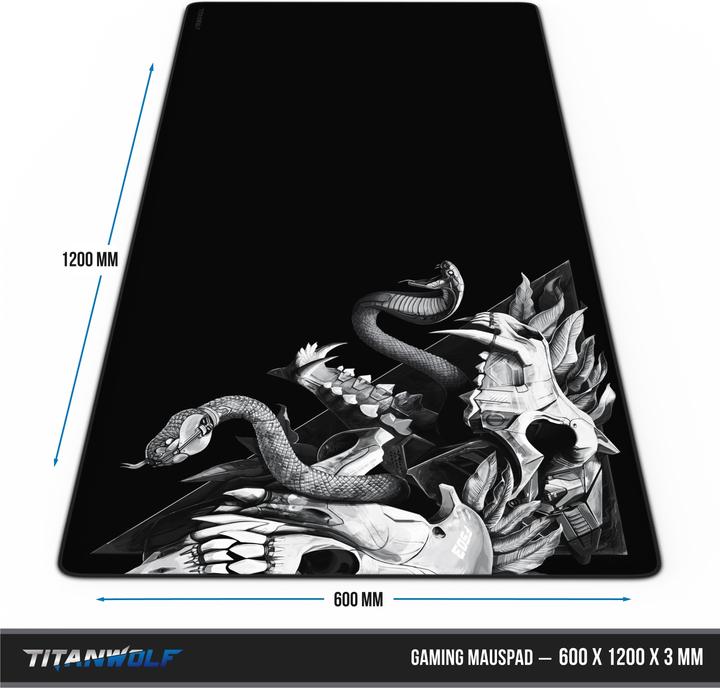 Actual product image Titanwolf Gaming Mouse Pad (3XL)