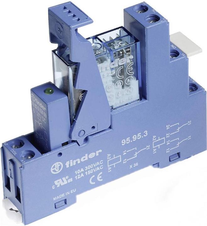 Immagine prodotto Finder Modulo relè di accoppiamento, serie 49 49.61.9.024.0050 1 contatto CO 16 A