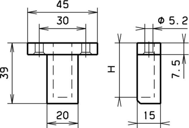 Actual product image Closing clamp for fanlight catches