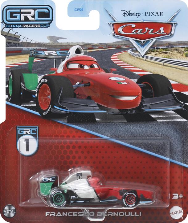 Actual product image Mattel Disney and Pixar Cars World Grand Prix Francesco Bernoulli