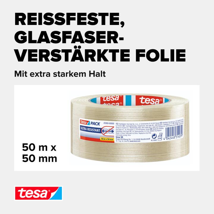 Image du produit tesa Ruban adhésif transparent pour filaments (50 mm)