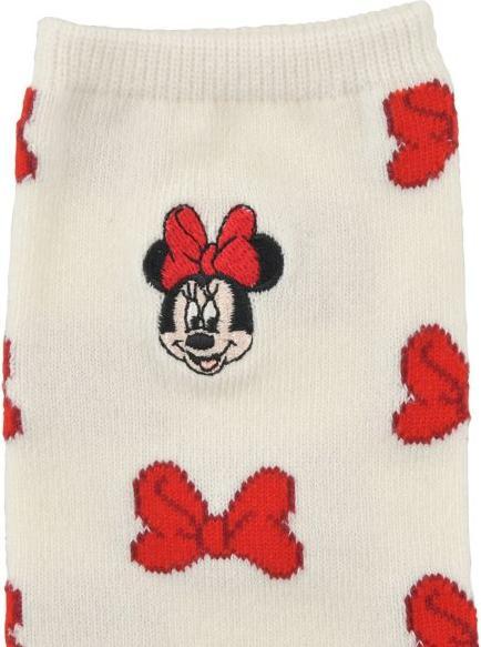 Immagine prodotto Disney Minnie Socken mit Schleifenmuster und Gesichtsstickerei (36 - 39)