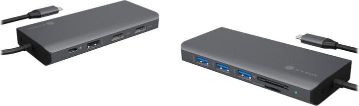 Icy Box IB-DK4070-CPD (USB-C, 1 Ports)
