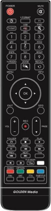 Actual product image Golden Media Wizard HD Vote 4 (DVB-T2, DVB-S2, DVB-C, CI Shaft)