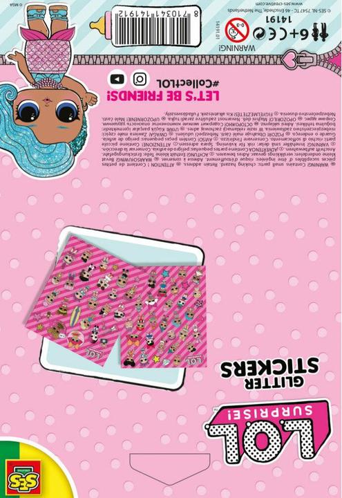 Produktbild Ses LOL Glitter Sticker
