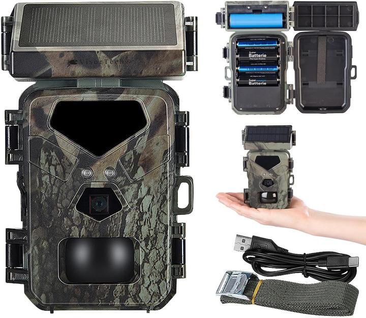 Actual product image VisorTech Wildkamera mit Solarpanel