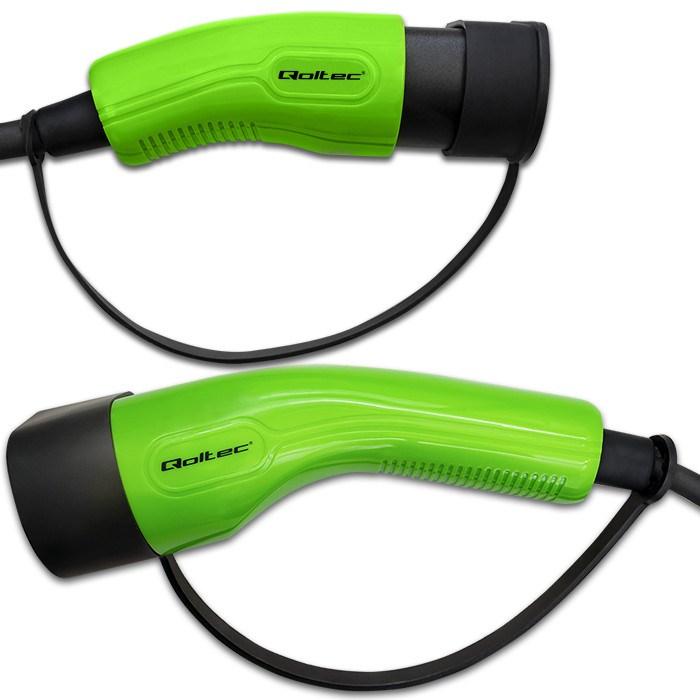 Image du produit Qoltec Câble EV type 2 (7 kW, 32 A, 5 m)