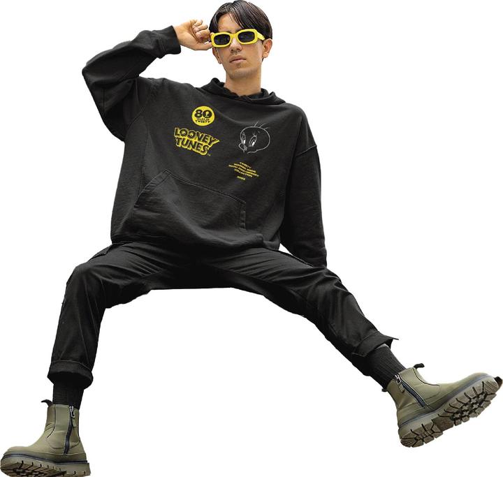 Actual product image Tweety Unisex Adult 80th Hoodie (XXL)