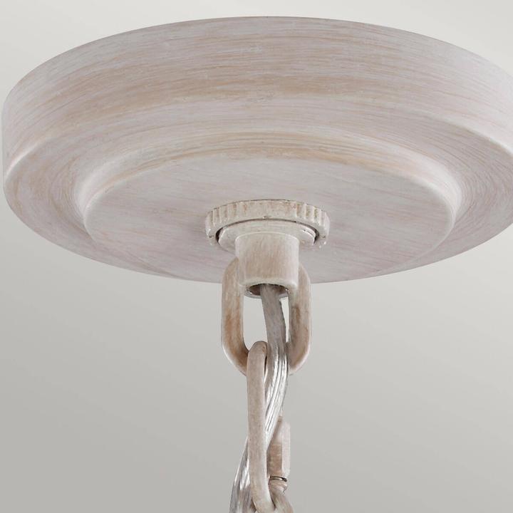 Produktbild Elstead Lighting Hartsville Kronleuchter E14 3-fach Chalk Washed, Beachwood (41.90 cm)