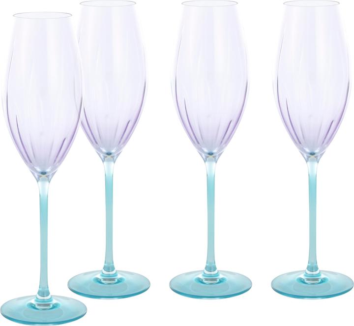 Produktbild Cristal d'Arques Swirly (4 Gläser, Sektgläser)