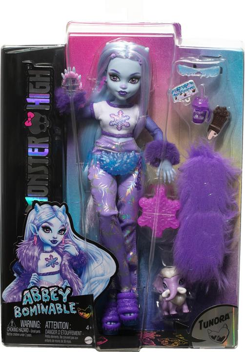 Image du produit Monster High Abbey Bominable Yeti avec mammouth de compagnie et accessoires