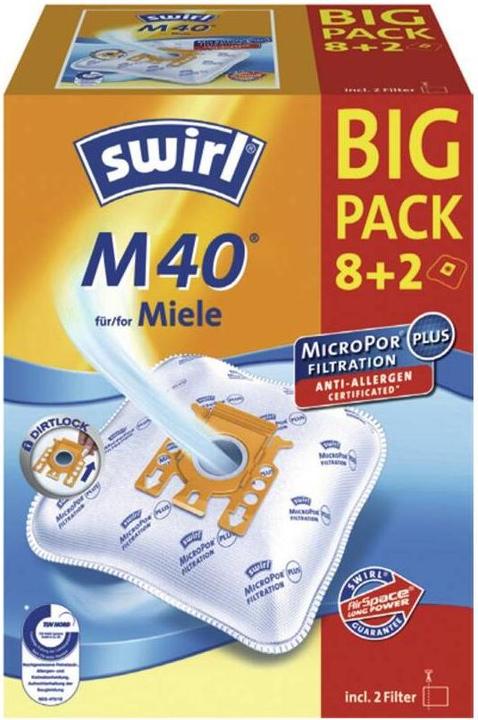 Immagine prodotto Swirl Sacchetti per la polvere M40 Big-Pack (10 x)