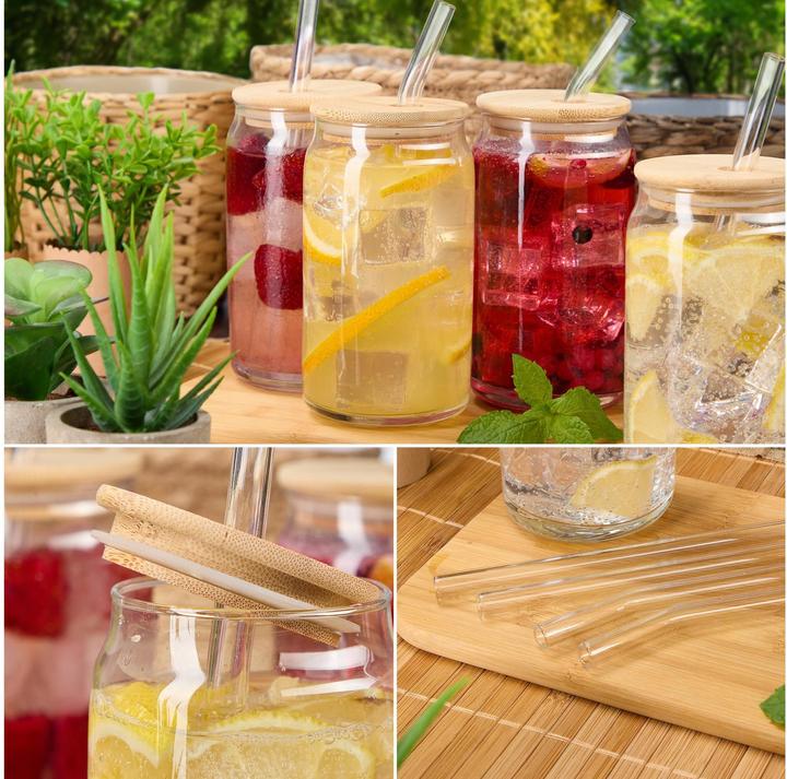Image du produit Relaxdays 4x Trinkgläser (0.45 l, 4 x)