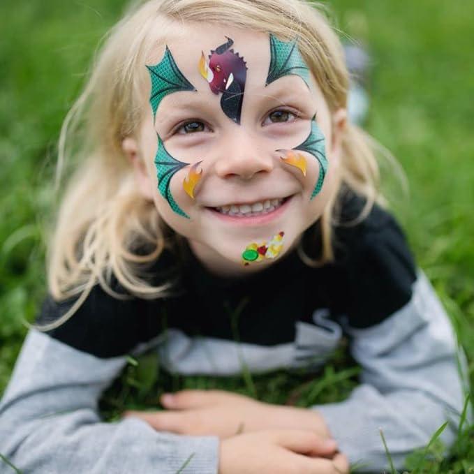 Actual product image Great Pretenders Face stickers dragon