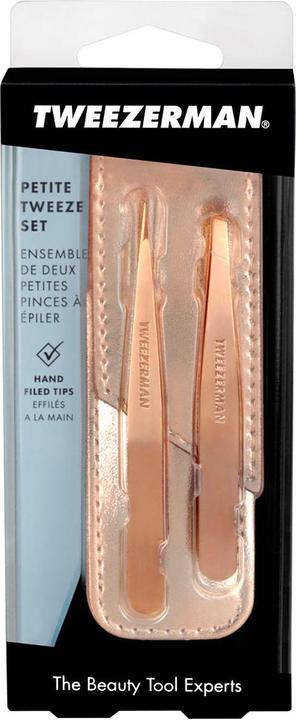 Actual product image Tweezerman A set of tweezers in a Rose Gold case