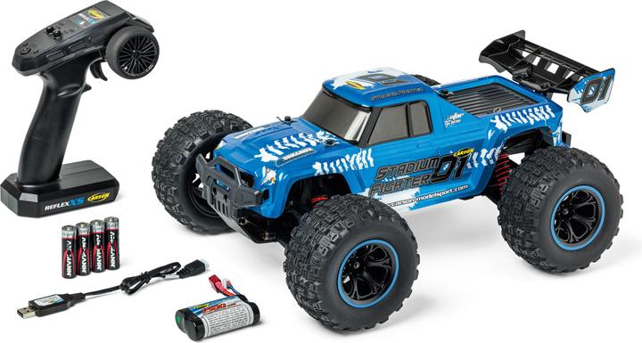 Carson 1:10 XS Stadium Fighter 100% RTR blue (RTR Ready-to-Run)