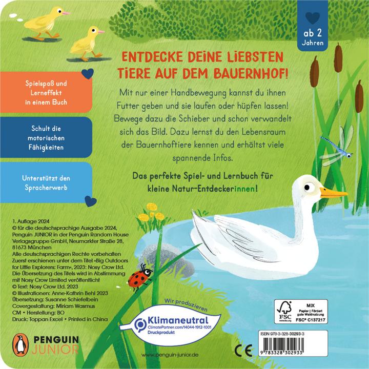 Immagine prodotto Komm mit nach draussen! - Tiere auf dem Bauernhof (Tedesco)
