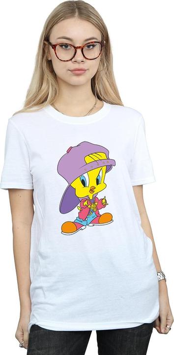 Immagine prodotto Looney Tunes Tweety Pie Hip Hop Maglietta Ampia Donna (5XL)