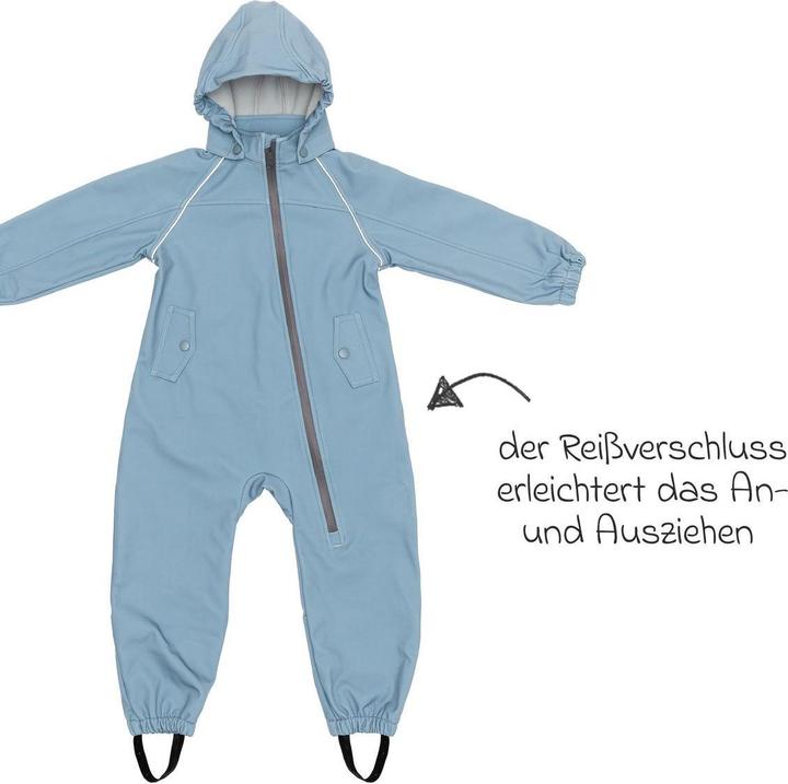 Actual product image Fillikid Softshell overall (104)