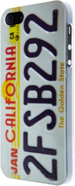 Produktbild Skillfwd Car Plate Hardcase für iPhone 5/5S/SE California White (Apple iPhone 5, Apple iPhone 5s)