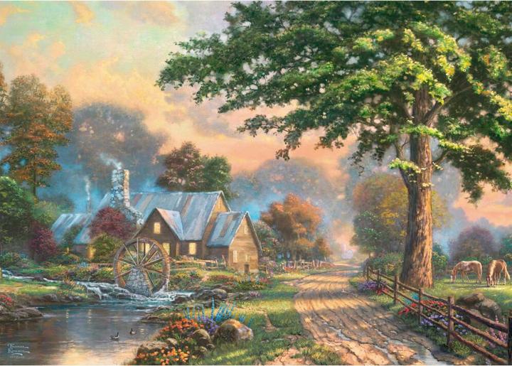 Actual product image Schmidt Spiele Wooden jigsaw puzzle, Simpler Times 1000 pieces (1000 pieces)