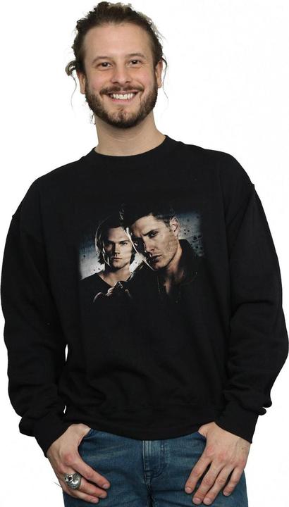 Actual product image Supernatural Mens Sam And Dean Poster Sweatshirt (XL)