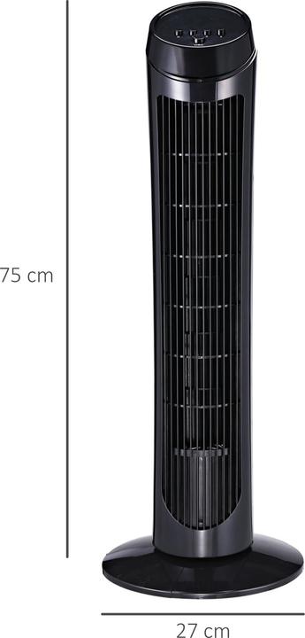 Produktbild Homcom Turmventilator mit 3 Belüftungsstufen