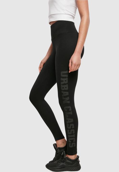 Actual product image Urban Classics Ladies High Waist Branded Leggings (S)