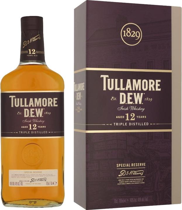 Immagine prodotto Tullamore Dew 12 anni Riserva speciale (Bourbon, Whisky irlandese, 1 x 70 cl)