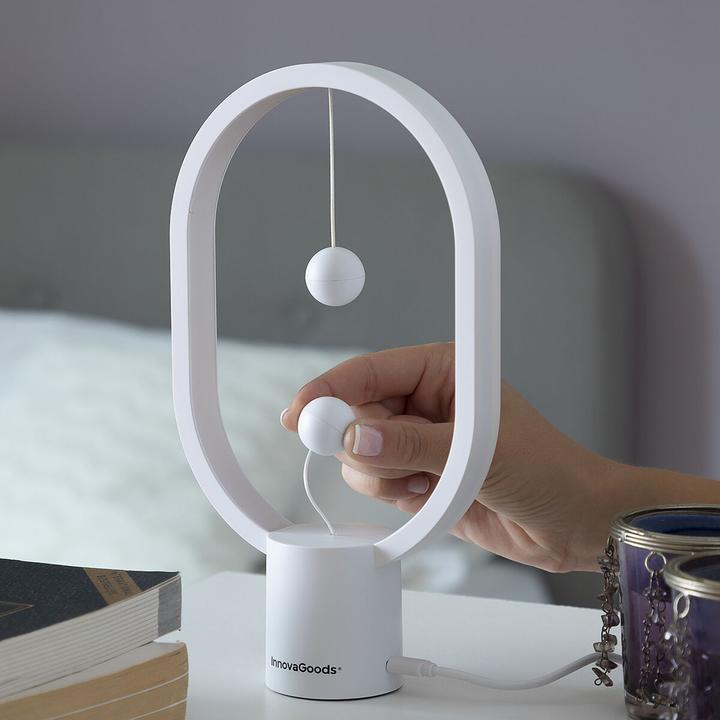 Immagine prodotto InnovaGoods Lampada di equilibrio con interruttore magnetico Magilum MAGILUM (100 lm)