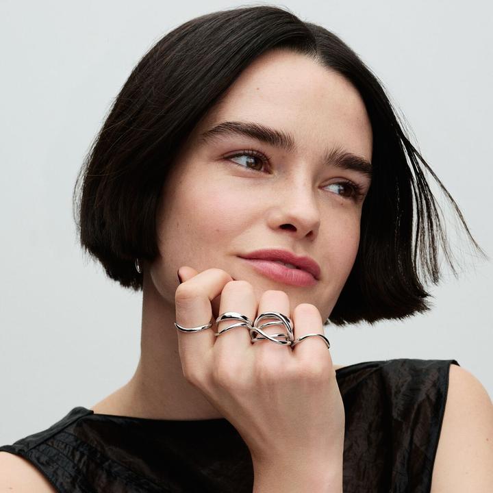 Produktbild Pandora Organisch Geformter Unendlichkeitsring (54, 925 Silber)