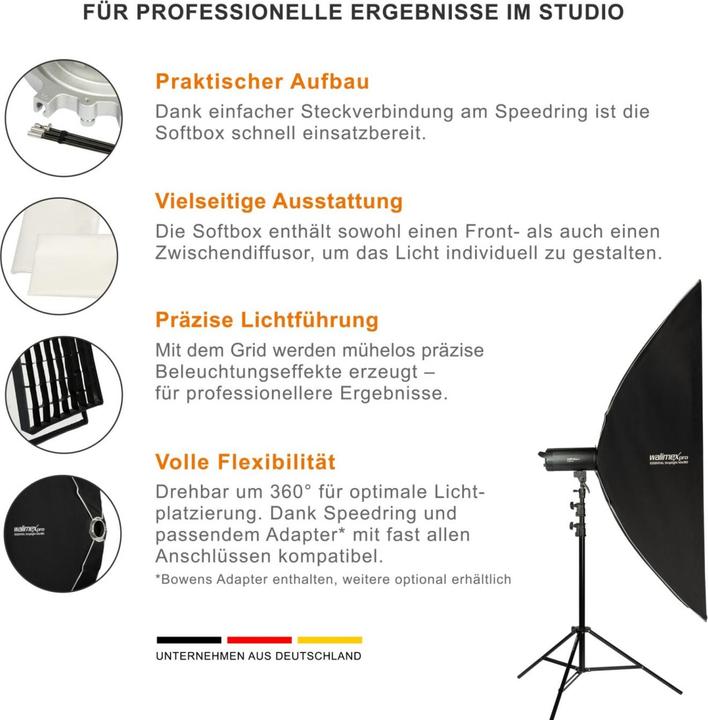 Immagine prodotto Walimex pro Luce essenziale 40x180 (Soft box)