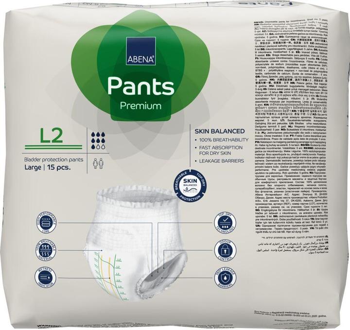 Image du produit Abena Premium L2 vert (15 x, Large)