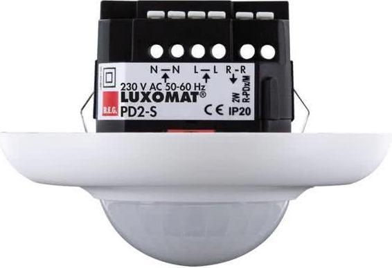 Produktbild BEG 92156 Präsenzmelder PD2-S-UP RAL9010 (12 m)