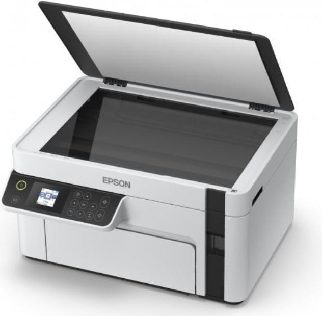 Immagine prodotto Epson Stampante compatta multifunzione EcoTank M2120 Mono, Inkjet, A4, Wi-Fi, Bianco (Inchiostro, Bianco e nero)