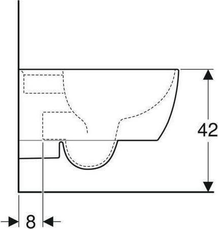 Image du produit Geberit Keramag / WC profonds iCon blanc mural 204000000