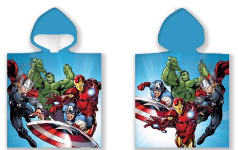 BrandMac Poncho Handdoek - 50 x 100 cm - Avengers (110065) (50 x 100 cm)