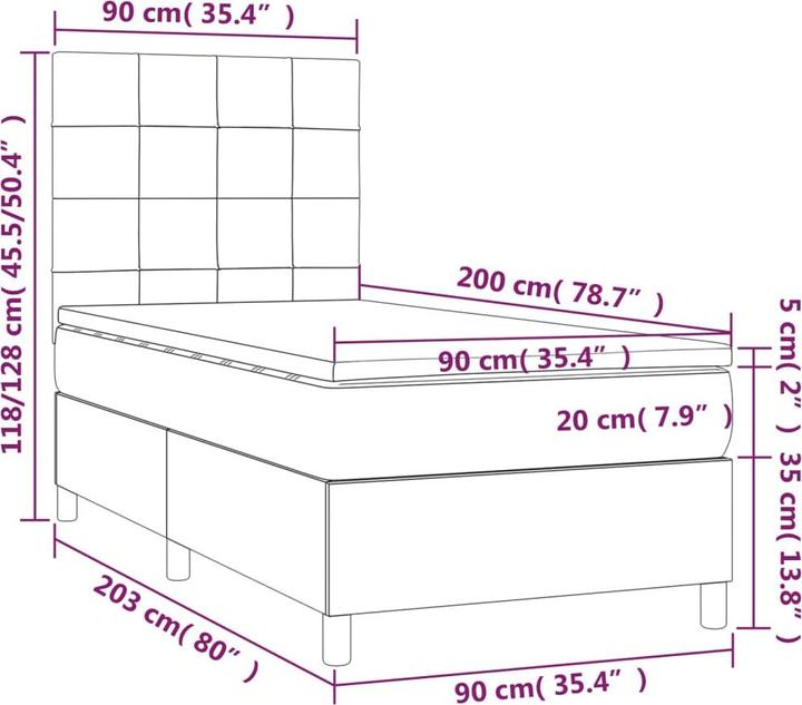 Image du produit VidaXL Arielle (90 x 200 cm)