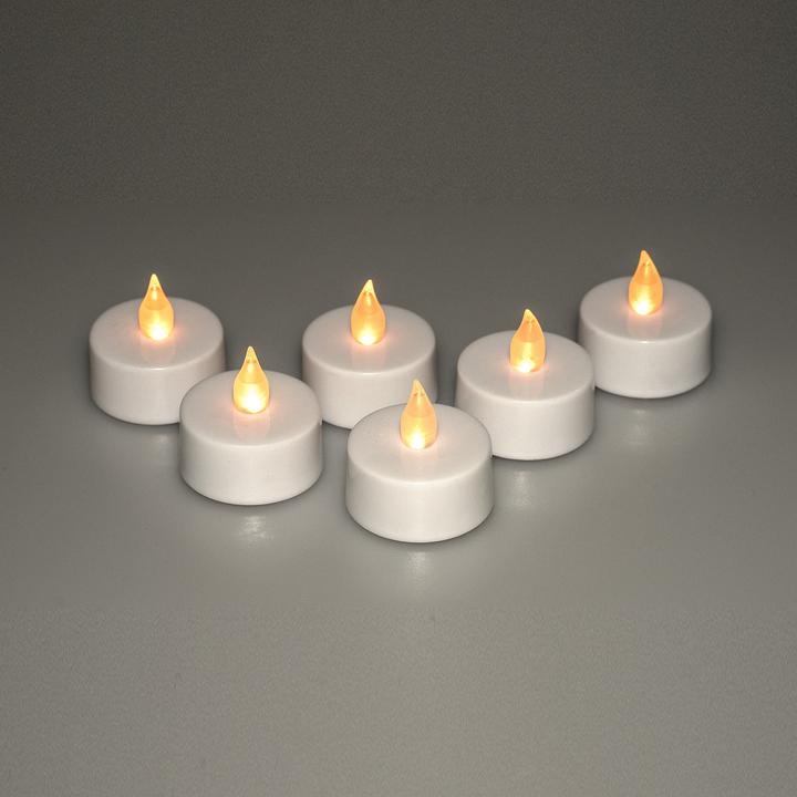 Image du produit RealPower Bougie à thé LED TL-6, pack de 6