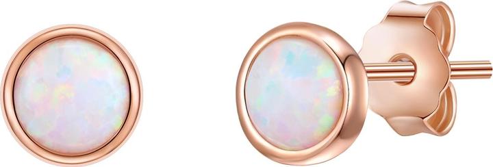 Glanzstücke München Damen Sterling Silber Opal (synth.) roségold - 28525 (Sterling Silber)
