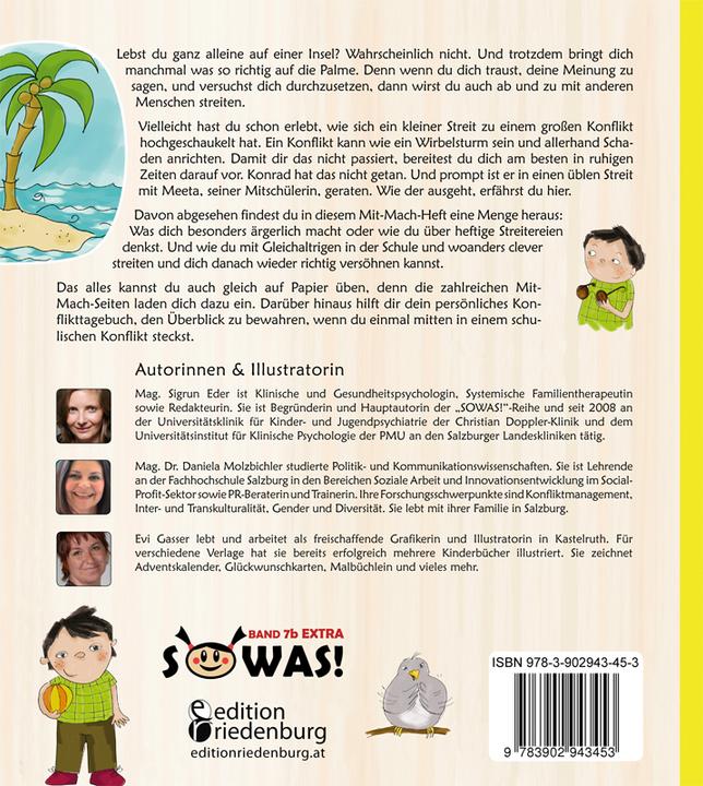 Produktbild Konrad der Konfliktlöser EXTRA - Clever streiten und versöhnen in der Schule und woanders (Deutsch, Sigrun Eder, 2014)