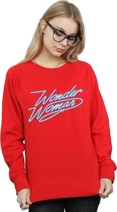 Actual product image Womens/Ladies Wonder Woman 84 Neon Wonder Woman Sweatshirt (XXL)