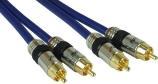 Produktbild InLine Cinch Kabel AUDIO, vergoldete Stecker, 2x Cinch (5 m, Cinch)