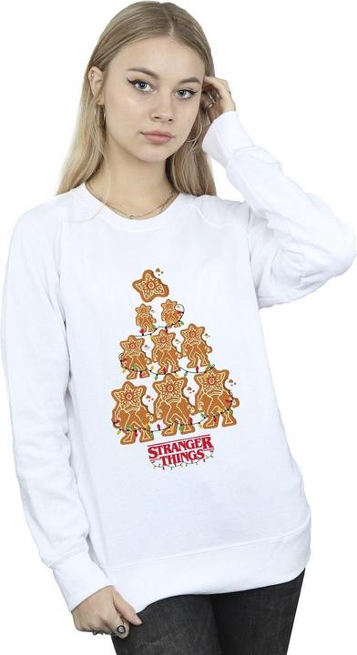 Actual product image Netflix Womens/Ladies Stranger Things Gingerbread Sweatshirt (5XL)